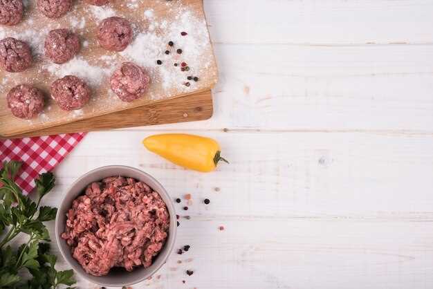 Ингредиенты и подготовка продуктов для фрикаделек