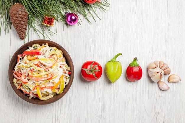Ингредиенты и подготовка продуктов для ролл-салата